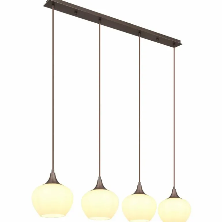 Suspension Globo MAXY Moka, 4 lumières