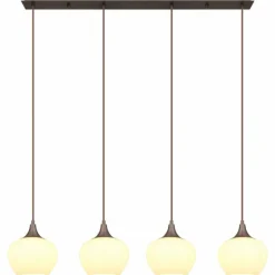 Suspension Globo MAXY Moka, 4 lumières