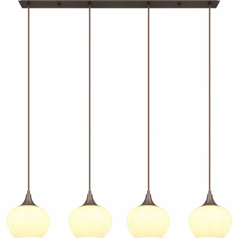 Suspension Globo MAXY Moka, 4 lumières