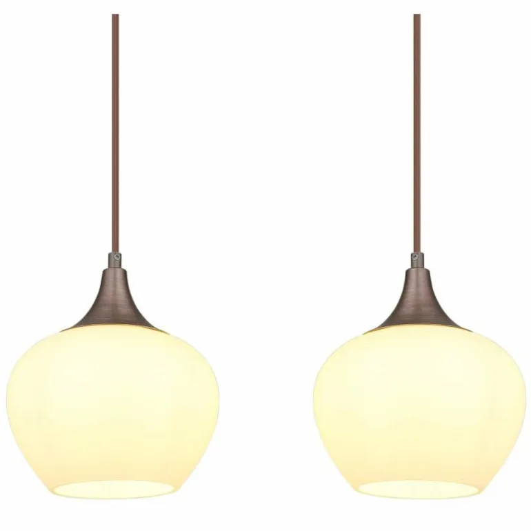 Suspension Globo MAXY Moka, 4 lumières