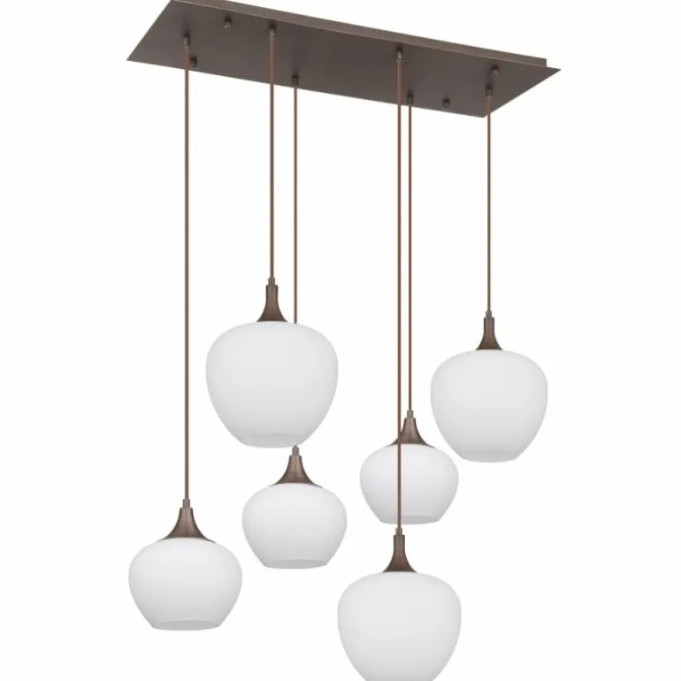 Suspension Globo MAXY Moka, 6 lumières