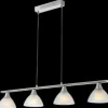 Suspension Globo RUBEN Nickel mat, 4 lumières