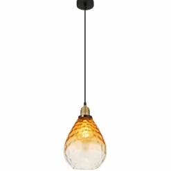 Suspension Globo SALVY Noir, 1 lumière