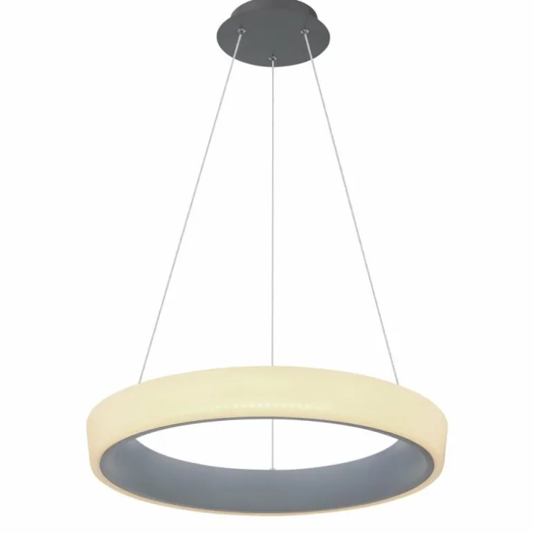 Suspension Globo TABANO LED Anthracite, 1 lumière, Télécommandes