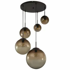 Suspension Globo VARUS Brun, 1 lumière