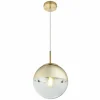 Suspension Globo VARUS Or, 1 lumière