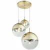 Suspension Globo VARUS Or, 3 lumières