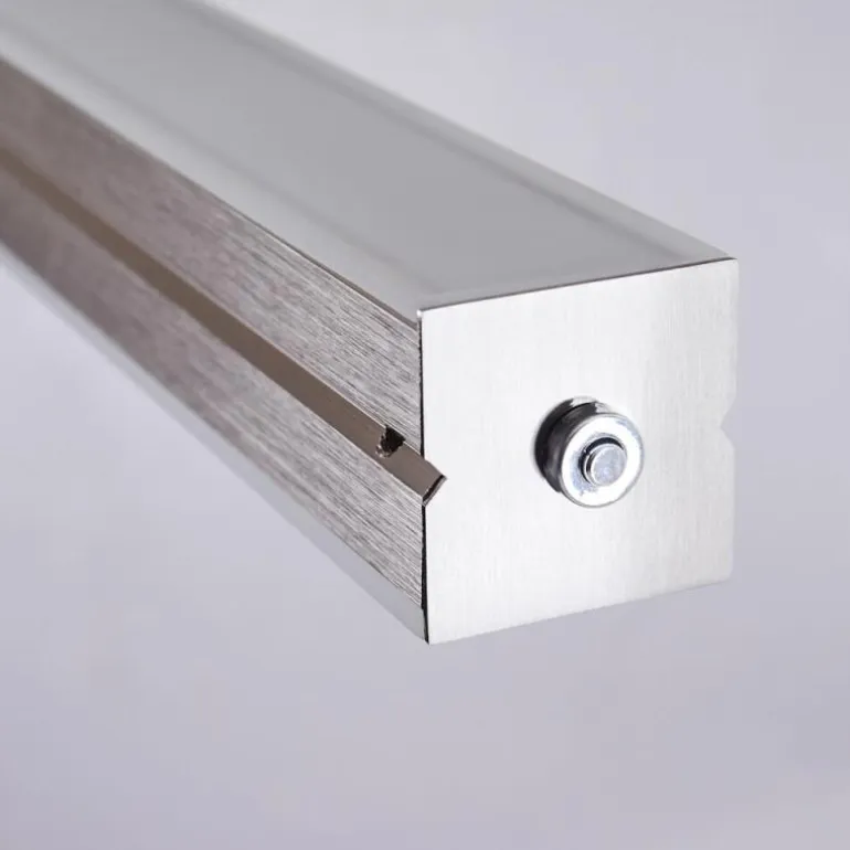 Suspension Goun LED Nickel mat, 2 lumières