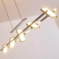 Suspension Gravendal LED Chrome, 5 lumières