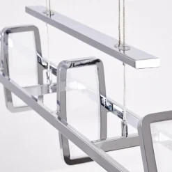 Suspension Gravendal LED Chrome, 5 lumières