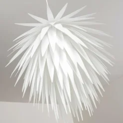 Suspension Grinder Blanc, 1 lumière