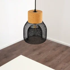 Suspension Grongroft Brun, Noir, 1 lumière