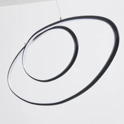 Suspension Harpeth LED Noir, 1 lumière