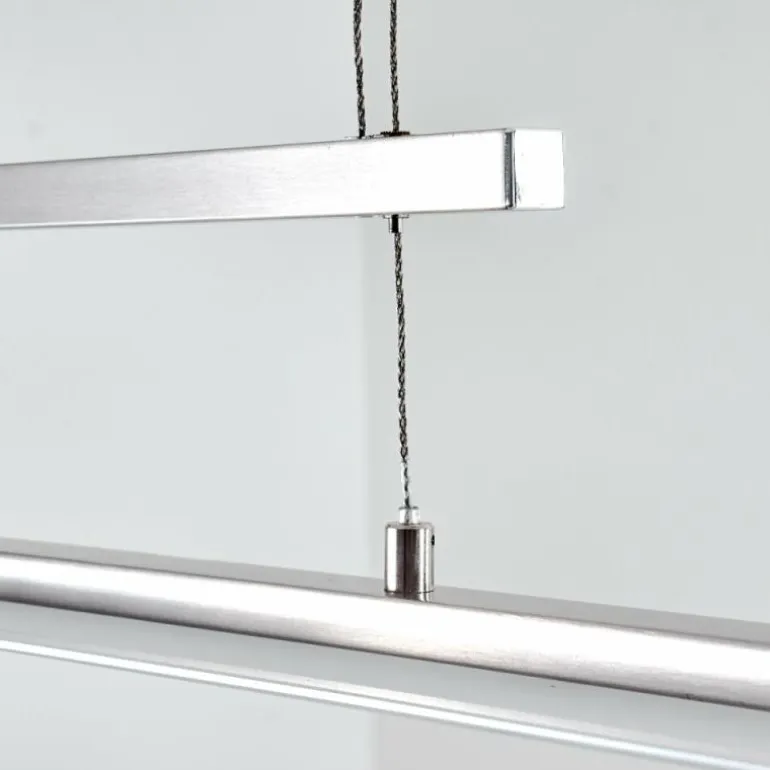 Suspension Hogana LED Nickel mat, 1 lumière