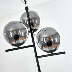 Suspension Hogatza Noir, 3 lumières