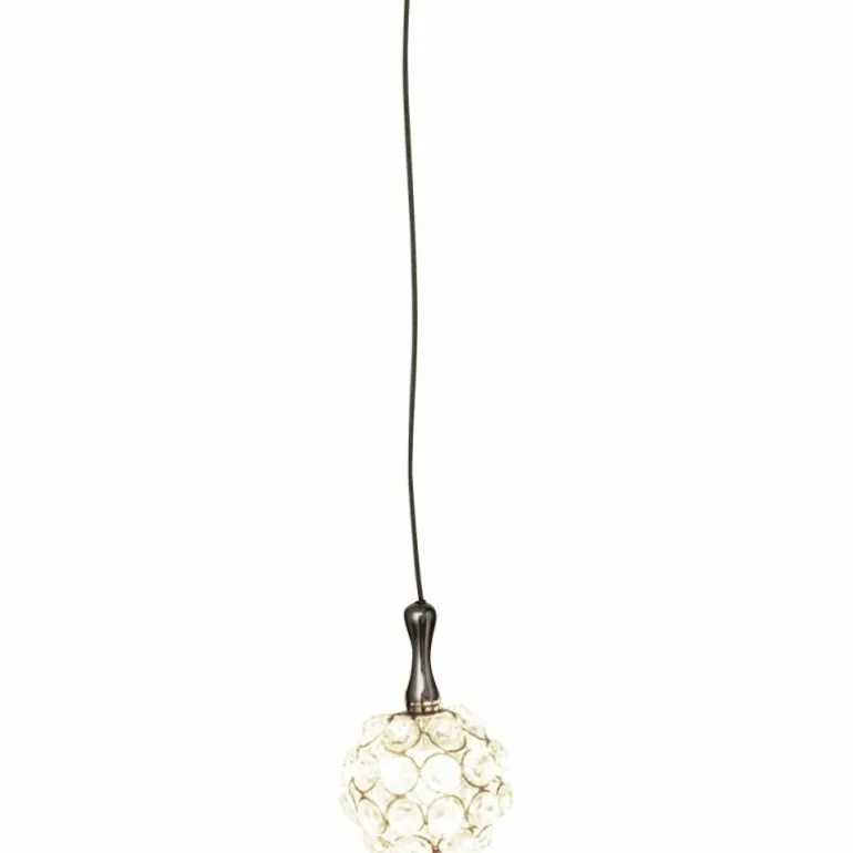 Suspension Holländer KUGEL Argenté, 1 lumière