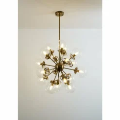 Suspension Holländer MOLTIPLICATORE Or, Laiton, 18 lumières