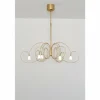 Suspension Holländer ROSASPINA OVAL Or, 6 lumières