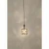 Suspension Holländer RUND Argenté, 1 lumière