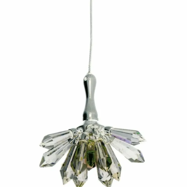 Suspension Holländer SERENATA FIORE Argenté, 1 lumière