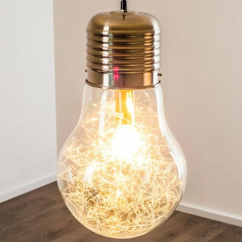 Suspension Hova Nickel mat, 1 lumière