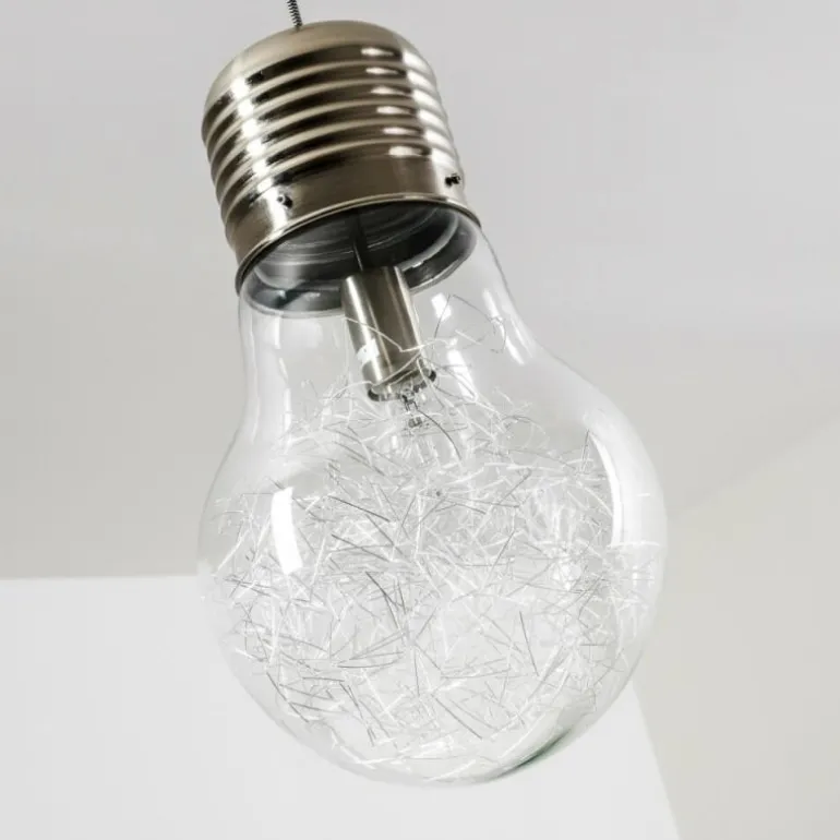 Suspension Hova Nickel mat, 1 lumière