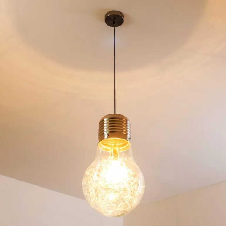 Suspension Hova Nickel mat, 1 lumière