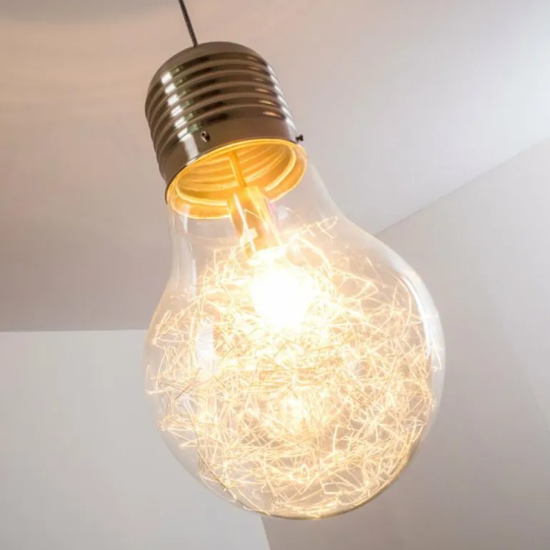 Suspension Hova Nickel mat, 1 lumière