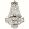 Suspension Ideal Lux CAESAR Chrome, 9 lumières