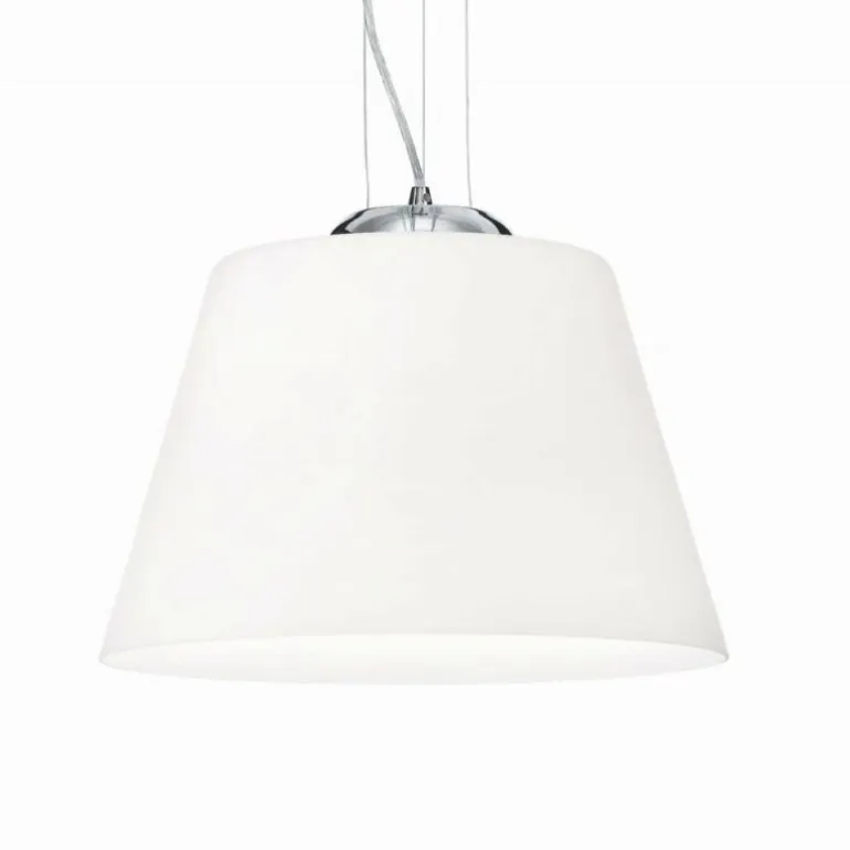 Suspension Ideal Lux CYLINDER Chrome, 1 lumière