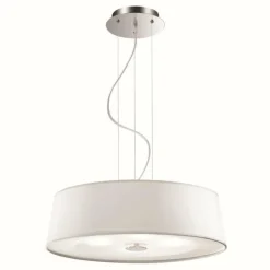 Suspension Ideal Lux HILTON Blanc, 4 lumières