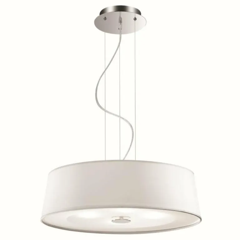 Suspension Ideal Lux HILTON Blanc, 4 lumières