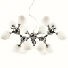 Suspension Ideal Lux NODI Chrome, 15 lumières