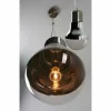 Suspension Ideallux LUCE Chrome, Acier inoxydable, 1 lumière
