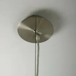 Suspension Ideallux LUCE Chrome, Acier inoxydable, 1 lumière