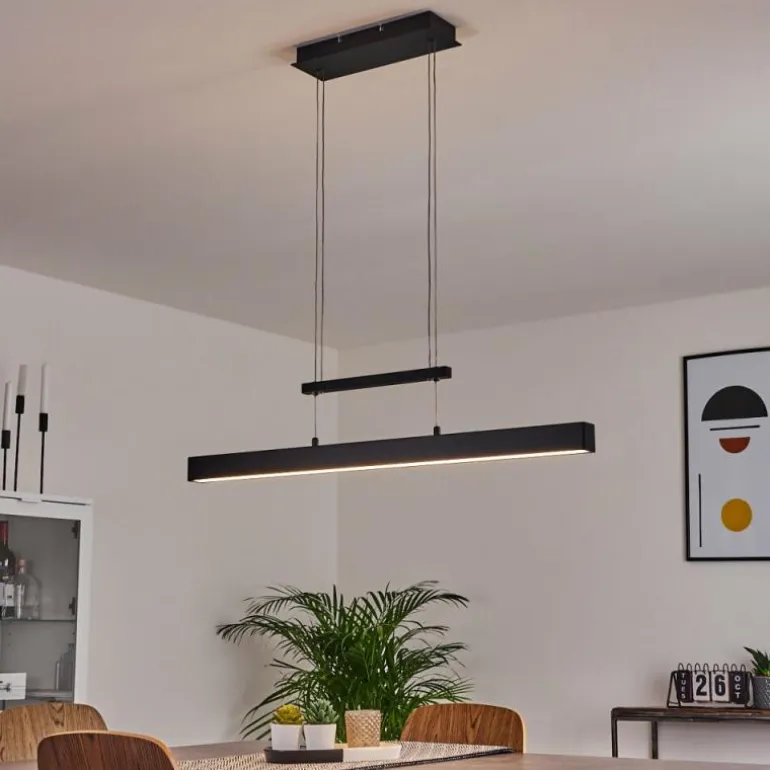 Suspension Ifo LED Noir, 1 lumière