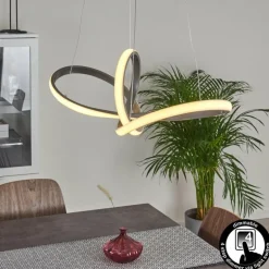 Suspension Ignal LED Nickel mat, 1 lumière