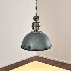 Suspension Ilvy Gris, Argenté, 1 lumière