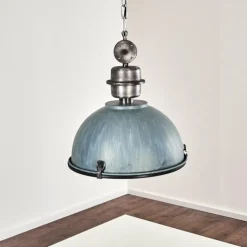 Suspension Ilvy Gris, Argenté, 1 lumière