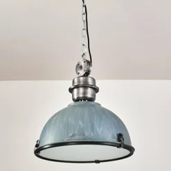 Suspension Ilvy Gris, Argenté, 1 lumière