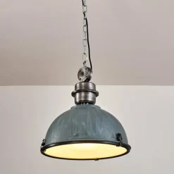 Suspension Ilvy Gris, Argenté, 1 lumière