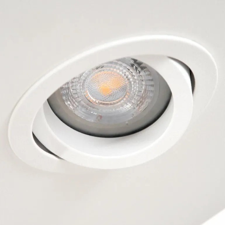 Suspension Jabilla Blanc, 6 lumières