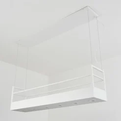 Suspension Jabilla Blanc, 6 lumières