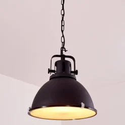 Suspension Jonsered Noir, 1 lumière
