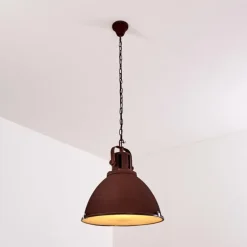 Suspension Jonsered Rouille, 1 lumière