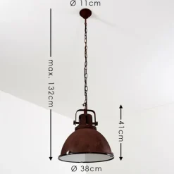 Suspension Jonsered Rouille, 1 lumière