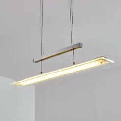 Suspension Junsele LED Nickel mat, 3 lumières