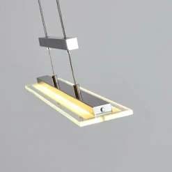 Suspension Junsele LED Nickel mat, 3 lumières