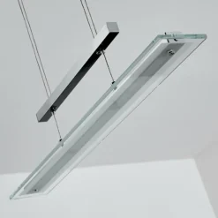 Suspension Junsele LED Nickel mat, 3 lumières