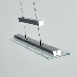 Suspension Junsele LED Nickel mat, 3 lumières
